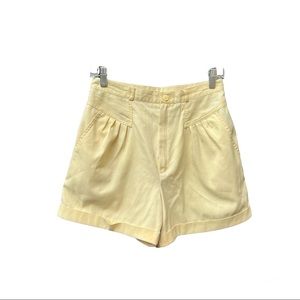 Vintage Yellow Shorts